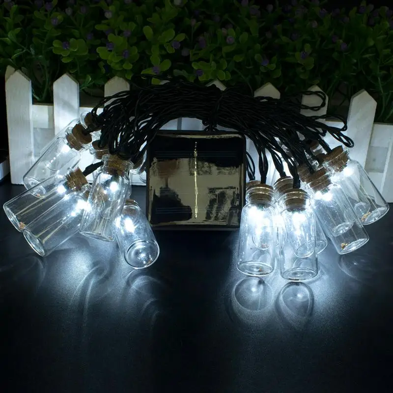 

Led Wishing Bottle String Lights Chic Stylish Creative String Bulbs Fairy Lights for Wedding Party Holiday Christmas Decoration