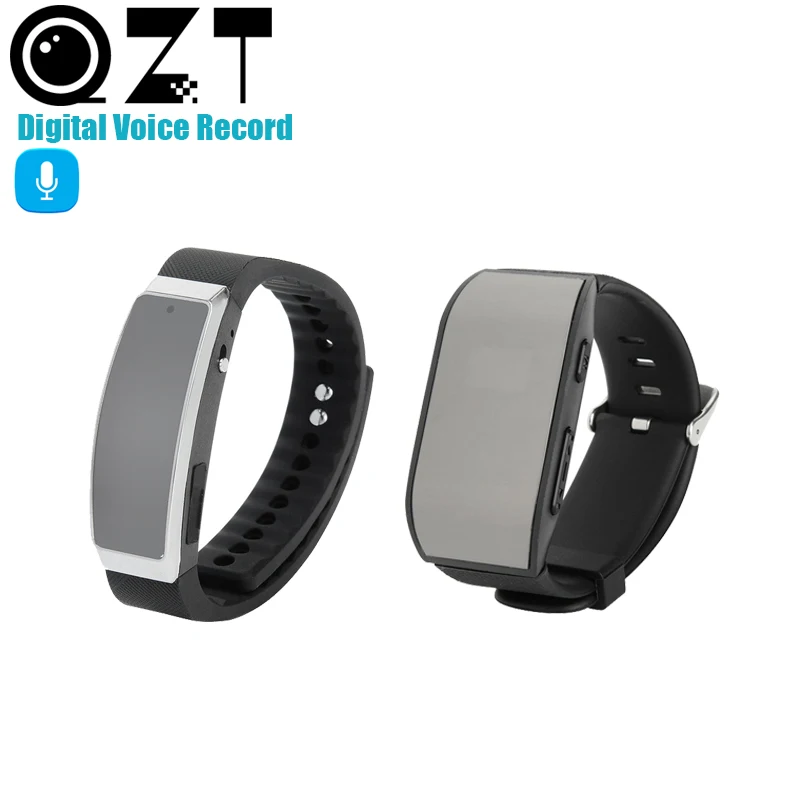 

8G Portable Digital Audio Recorder Watch Voice Activated Recording Wrist Band OLED Screen Recorder Business MP3 Player