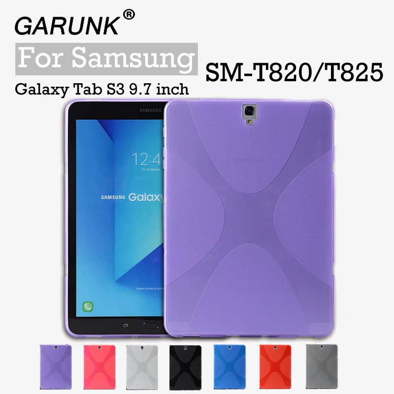 Чехол для Samsung Galaxy Tab S3 9 7 T820 T825 GARUNK X-Line Мягкий силиконовый полупрозрачный гелевый