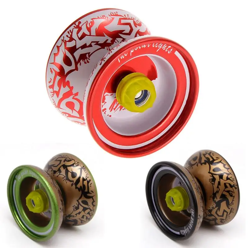 

High Performance Alloy Mini-Yo Hypervelocity Triaxial Childcare Red Yo-Yo Professional Toy with String Kids Birthday Gift