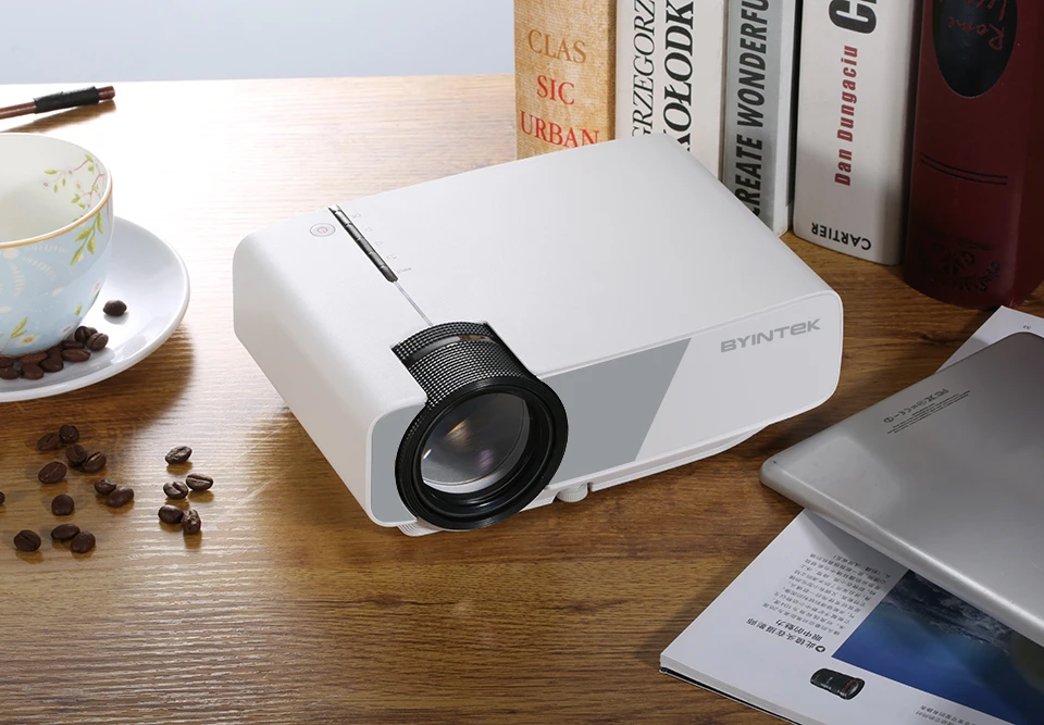 BYINTEK Mini Projector K1plus, Portable Home Theater Beamer,LED Proyector for Smartphone 1080P 3D 4K Cinema Stock in Brazil BYINTEK Mini Projector K1plus, Portable Home Theater Beamer,LED Proyector for Smartphone 1080P 3D 4K Cinema Stock in Brazil