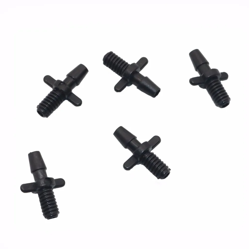 Barbed Connectors Hose Connector Pipe Connector Water Pipe Connector Garden Water Connector 100 pcs 3 / 5mm Standard Screw Thread Double Barbed Connector connections Splitter hose connections to a water pipe