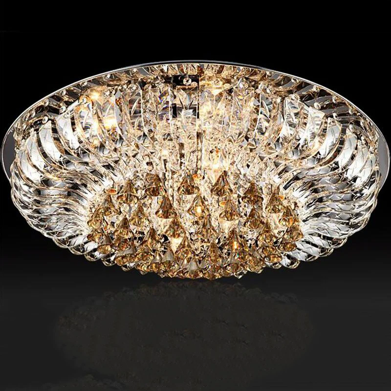 

Modern K9 crystal chandelier ceiling lustres de cristal luminaras para sala home deco lighting fixture for living room