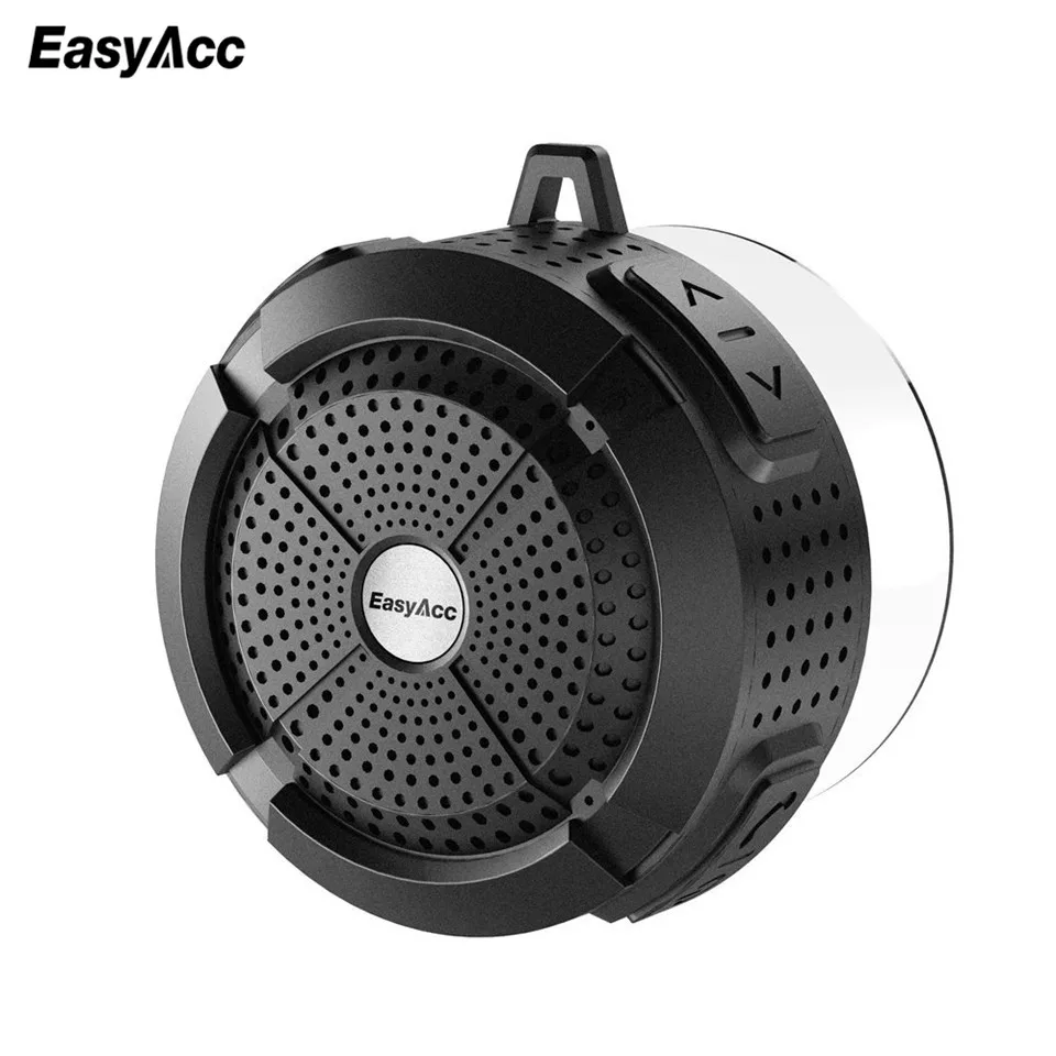 

EasyAcc Wireless Bluetooth 3.0 Speaker with 5W Driver /Suction Cup/Waterproof Case /Carabiner Clip Portable Portable For iPhone