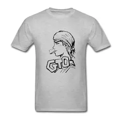 Новейшие разработки мужские футболки GTO великий учитель онидзука с коротким рукавом из чистого хлопка футболка с круглым вырезом для