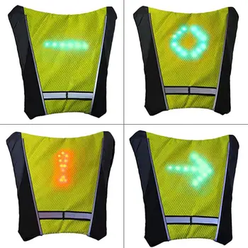 

30 pieces of LED Signal lights Warning Light Safety Reflective Safety Vest Jacket Wireless Remote Control Outdoor Waterproof h6