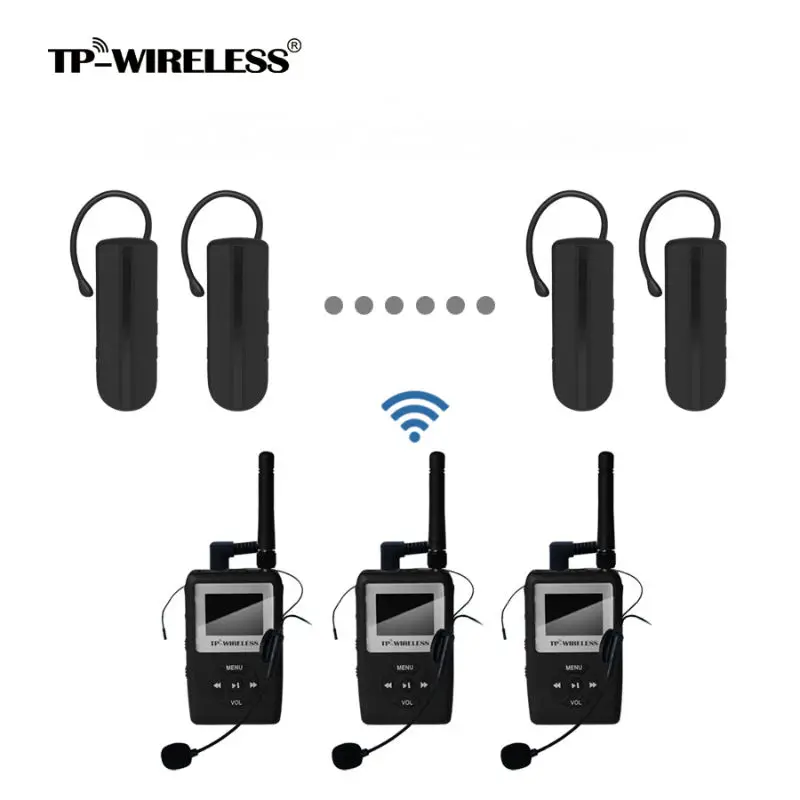 TP-WIRELESS UHF WTAG05 اللاسلكية نظام الترجمة مرشد سياحي نظام مشبك الأذن استقبال ل إرشاد جولة 3 الارسال N استقبال TP-WIRELESS UHF WTAG05 اللاسلكية نظام الترجمة مرشد سياحي نظام مشبك الأذن استقبال ل إرشاد جولة 3 الارسال N استقبال