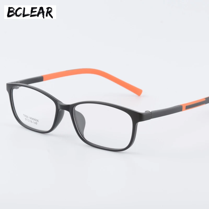 

BCLEAR TR90 Unisex Optical Eyeglasses Ultem Flexible Super Light-Weighted Prescription Optical Eye Glasses Frame Square Eyewear