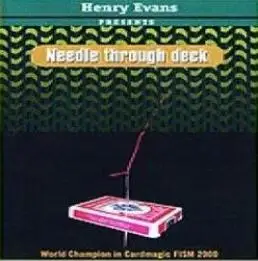 

Needle Thru Deck Magic Tricks Card Magie Appearing Deck Close Up Illusions Gimmick Props Comedy