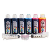 6x100 мл IC50 комплекты для заправки чернил для Epson EP-901F 901A 902A 903A 903F 904F 904A 803AW 705A PM-G850 PM-G4500 PM-T960 принтер