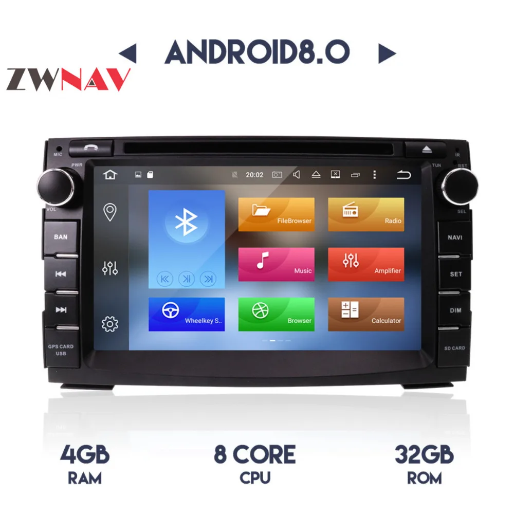 Top Android 8.0 Car DVD Player GPS Navigation Multimedia for Kia Ceed 2010 2011 2012 Auto BT RDS Radio Audio Video Stereo Octa 8Core 1