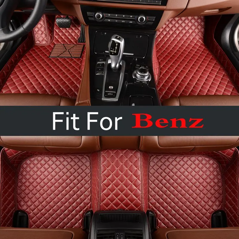 Girl Red Styling Custom Fit Car Floor Mats For Mercedes Benz