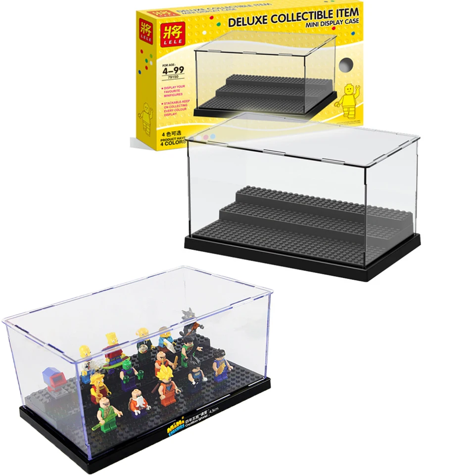 

Legoingly Blocks Big Display Case Storage Box for Super Hero Figures Theme Building Blocks Model Bricks Gifts Kids Gifts Toys