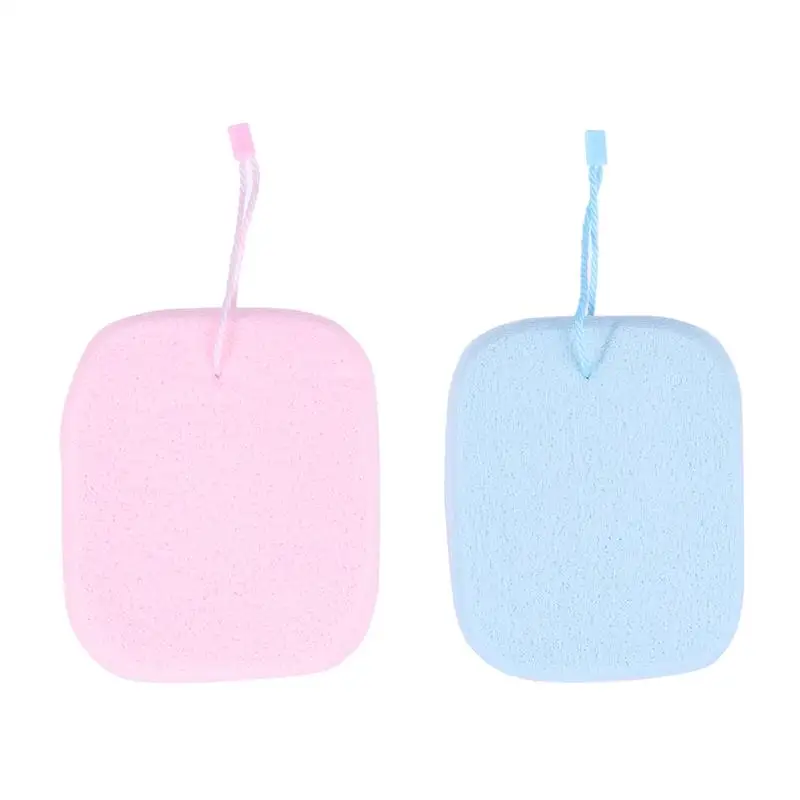 2 шт. спонжи двойного назначения уход за кожей лица мягкая чистка практичные спонжи слоеный Макияж инструмент для женщин девушек