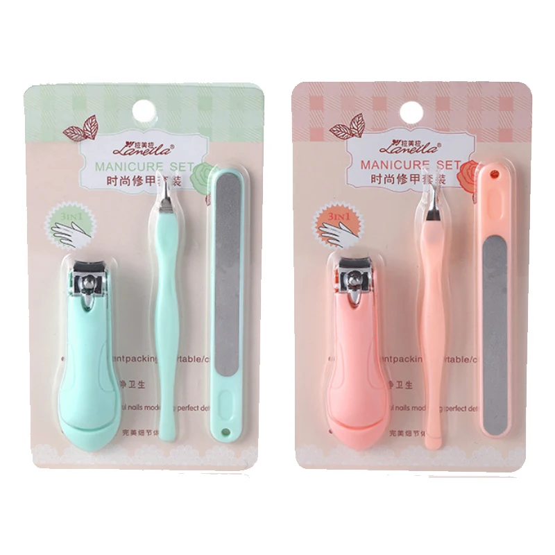 

Free Shipping 1 Set In Acciaio High Quality Inox Strumenti Nail Finger Art Care Toe Trimmer Nail Clippers Con Lima Per Unghie