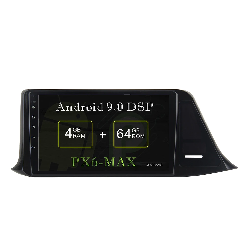 KOOCAVS 9 &quotips Android 0 Автомобильный gps радио плеер для Toyota C HR CHR 2016 2017 2018 США 4 Гб + 64