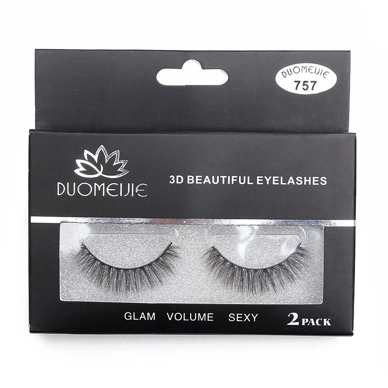 2 пары натуральные накладные ресницы искусственные длинные Макияж 3d норковые