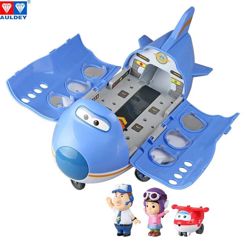 Tanie AULDEY Big Wing samolot scena seria super wings wysokiej jakości oryginalna deformacja akcja figurka zabawka dla dzieci Model Aniversario