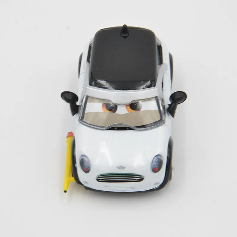 Disney Pixar Cars Lightning Mcqueen Cute Mini Cooper 1:55 литье под давлением металлический сплав модель