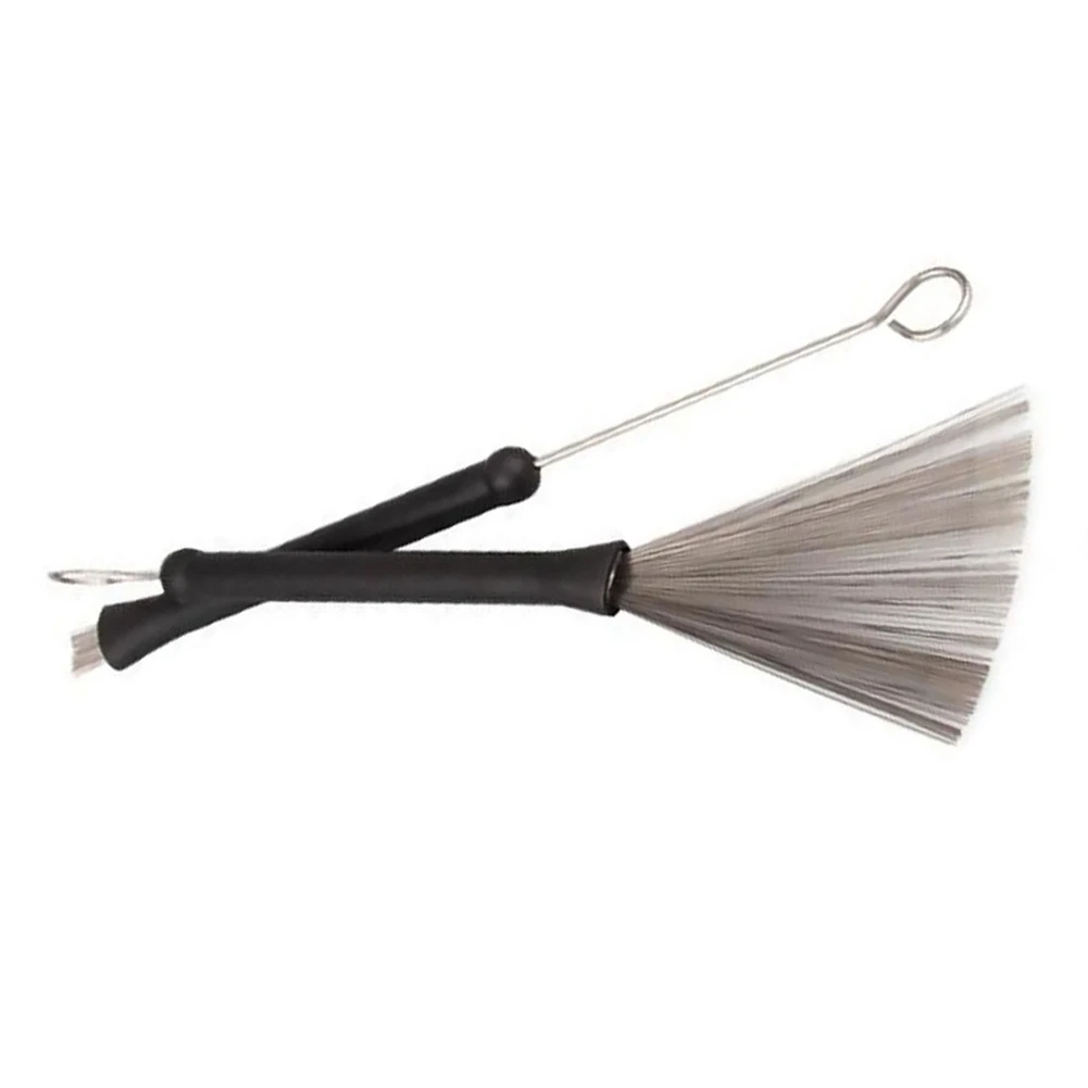 

2PCS Wire Stick For Jazz Drum Musical Accessories End Drum Retractable Loop