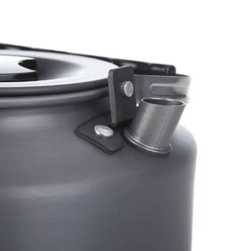SZ-LGFM-1.1L portátil Ultra-luz acampar al aire libre senderismo Picnic hervidor de agua tetera café anodizado de aluminio