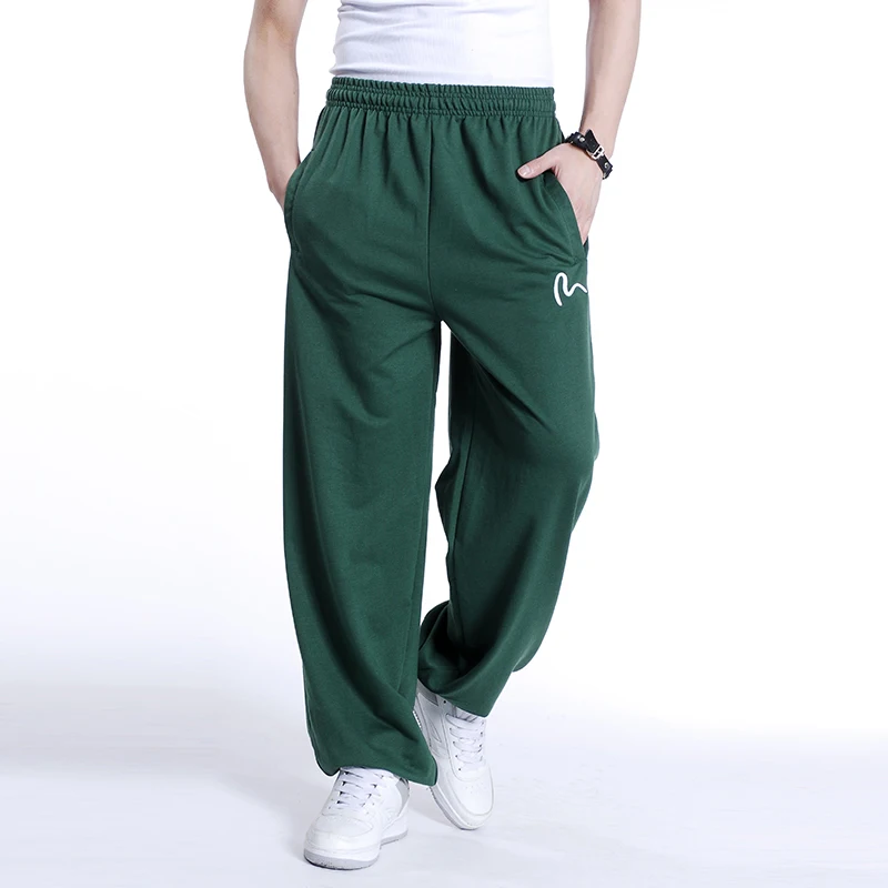 82 повседневные мужские брюки размера плюс, мужские хлопковые обтягивающие весенние прямые хип-хоп длинные брюки с эластичной талией - Цвет: model 6