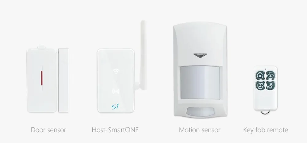 Новейший комплект для умного дома Broadlink S1, датчик SmartONE S1C, PIR датчик движения и дверной датчик, Комплект охранной сигнализации, система дистанционного управления