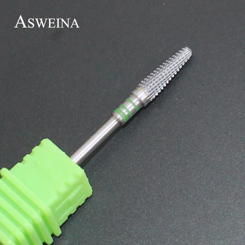 

ASWEINA Tungsten Carbide Nail Salon Drill Bit Electric Milling Cutter Apparatus for Manicure Rotary File Nail Polish Accessory