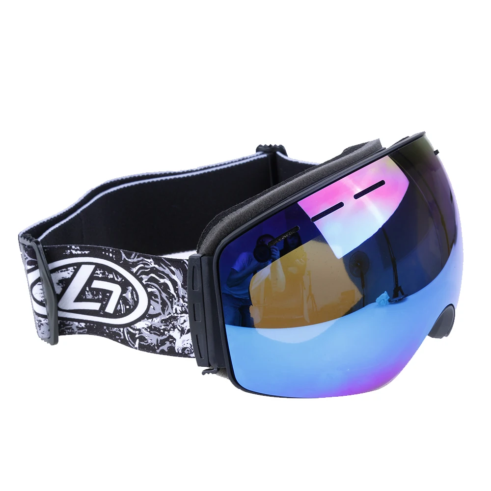 Очки для катания на лыжах и UV400 Лыжный Спорт очки для лыж и сноуборда Для мужчин Для женщин Горные лыжи очки зимние очки от снега горнолыжные маска#4