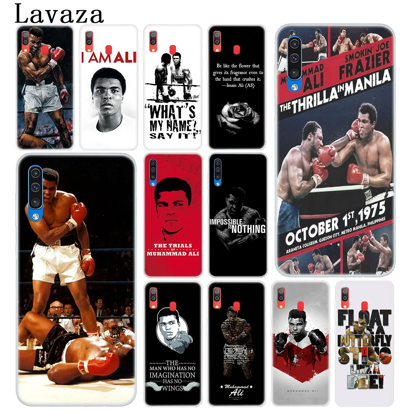 Твердый чехол для телефона Lavaza Muhammad Ali boxing champion Samsung Galaxy A10 A20 A30 A40 A50 A60 A70 M10 M20 M30 M40