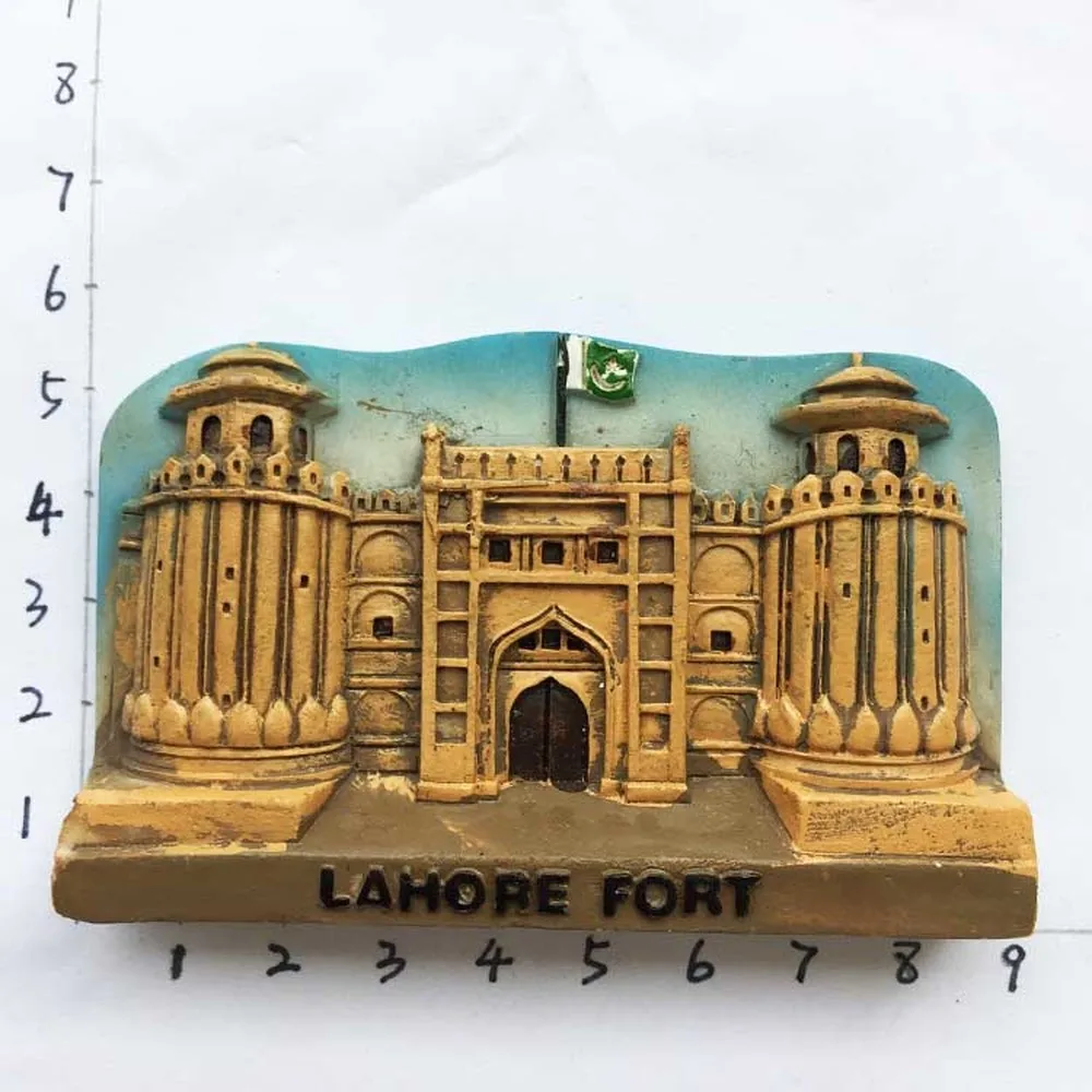 

NEW Arrival Pakistan Lahore Fort Refrigerator Magnetic Stickers Creative Travel Tourist Souvenirs Fridge Magnet Home Decorations