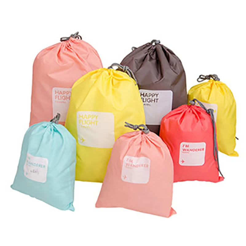 

4pcs/set Waterproof Clothes Storage Bag Travel Cosmetics Organizer Large Capacity Carry Underwear and Shoe Storage Pouch