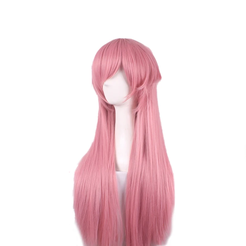 Peluca de Anime para Cosplay, disfraz del futuro diario para mujeres, pelo  largo, pelucas de fiesta de Halloween + gorro de peluca, nuevo, 2019 -  AliExpress