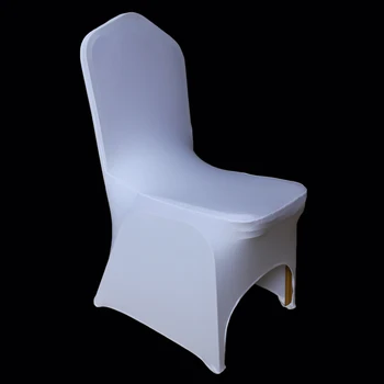 

Sale Spandex Stretch Dining Chair Cover Machine Washable Restaurant For Weddings Banquet Folding Hotel Chair Covering