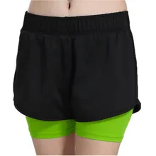 Для женщин Повседневное хлопок шорты для бега для йоги и бега анти-освещение горячие спортивные Леггинсы Фитнес Для женщин# G5