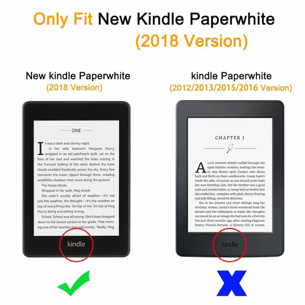 Магнитный умный чехол для Amazon New Kindle Paperwhite 2018, выпущенный чехол funda для Kindle Paperwhite 4 10th Generation Case