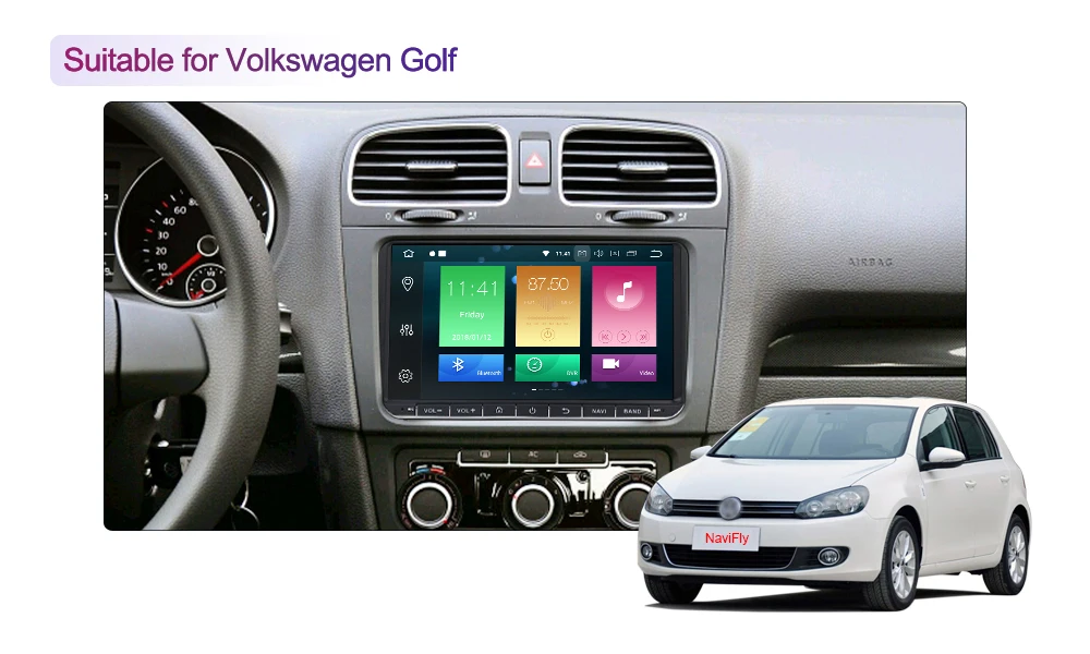 Clearance 9" Android 9.1 2+32G Car GPS Navigation for VW Volkswagen SKODA GOLF 5 Golf 6 POLO PASSAT B5 B6 JETTA TIGUAN dvd player BT RDS 7