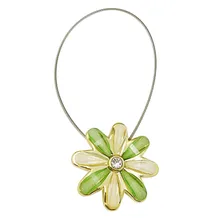 Магнит благородный цветок проволока занавеска Tieback Пряжка для штор установка магнитный держатель для занавесок аксессуар домашний декор занавеска