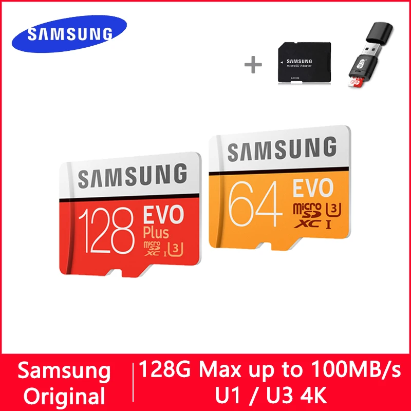 SAMSUNG EVO Micro SD 128GB 32GB 64GB 256GB 512GB U1 U3 Micro SD Card