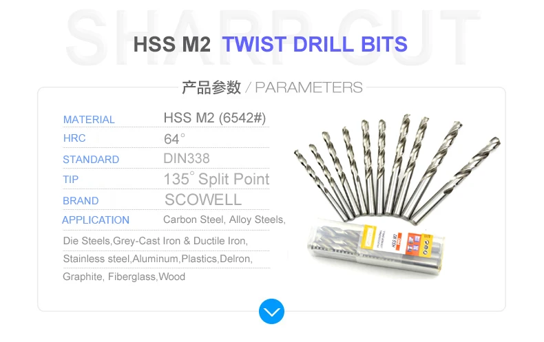 Скидка 30% HSS M2 Jobber сверла сплит-наконечник 135 нержавеющая сталь твердое металлическое сверло сверла 1 мм-13 мм