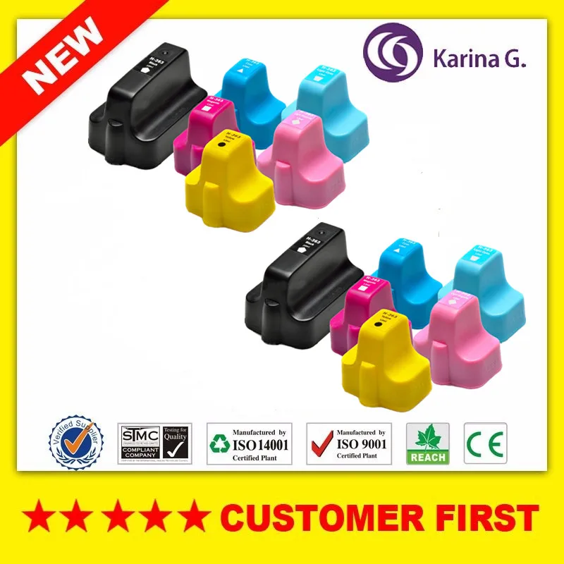 2sets Replacement For hp363 HP 363 Ink Cartridge suit for