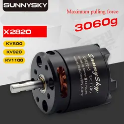 1 шт. Sunnysky X2820 безщеточный KV920 KV800 KV1100 с сзади выхода вал максимальное тяговое усилие 3060 г двигатели fr RC Самолеты FPV