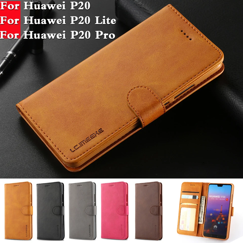 

For Huawei P20 Lite Case Leather Wallet Phone Case For Huawei P20 Pro Case Luxury Flip Leather Cover For Huawei P20 Plus Nova 3E
