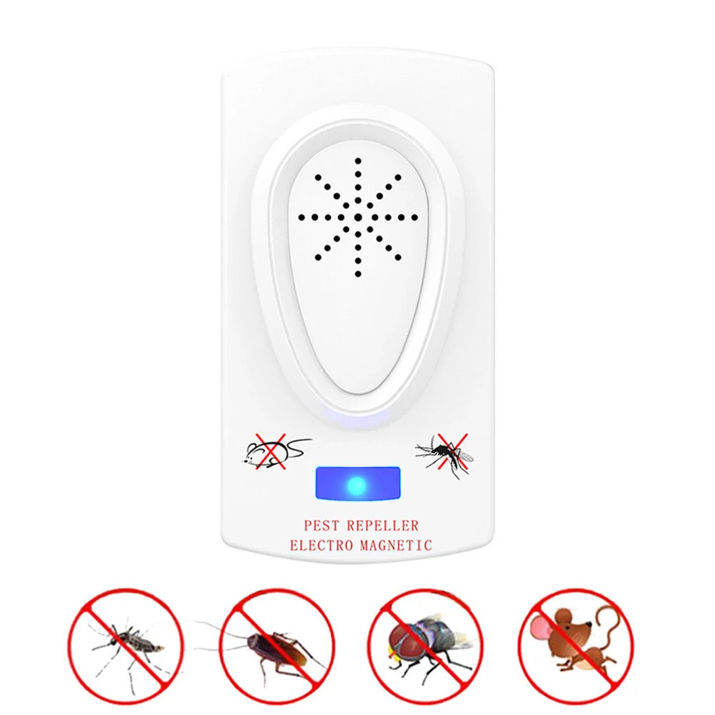 

Sonic Device Home Electric Rodent Repeller Square Office Insects Pest Control Cage 220V 50HZ 3W