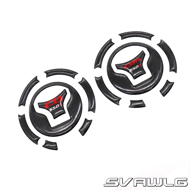 

5D Carbon Fiber Motorcycle Fuel Tank Pad Gas Cap Sticker Protector for Honda CB650F CBR650F