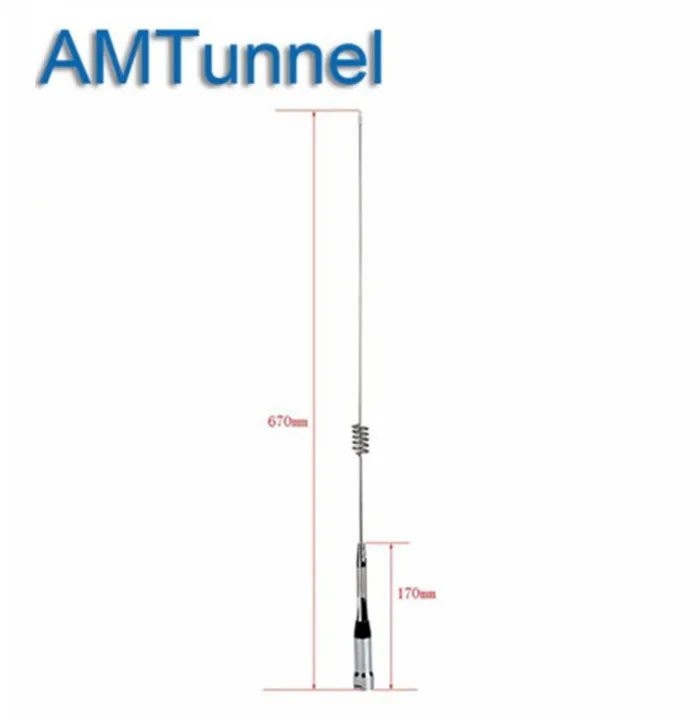 Antena móvil SL16-K sola banda VHF136-174MHz 200 Вт 3 дБ ganancia con 50 ohmios de impedancia