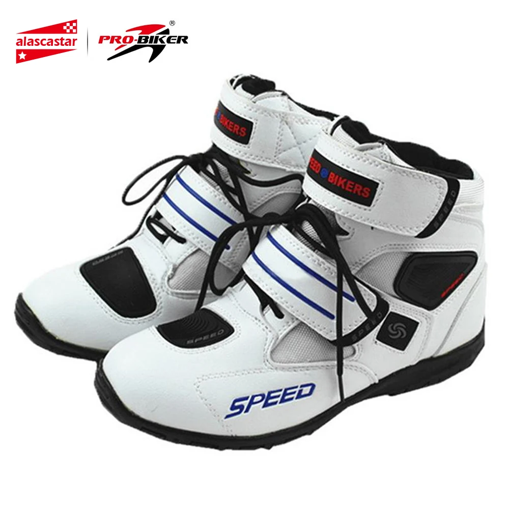 

PRO-BIKER Motorcycle Boots Motorcycle Riding Boots Men Leather Non - slip Short Motor Boots Moto Shoes Motorbike Shoes A005