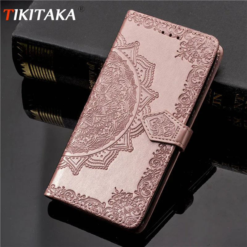 

Tikitaka Floral Leather Wallet Case For iPhone11 XS MAX XR X XS 11Pro Card Slot Patterned Flip Cover For iPhone 6 6S 7 8 Plus