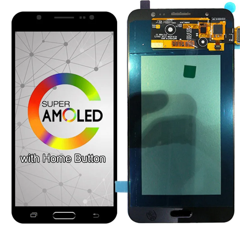 AMOLED/TFT для Samsung Galaxy J7 2016 J710 ЖК дисплей дигитайзер сенсорного экрана в сборе замена
