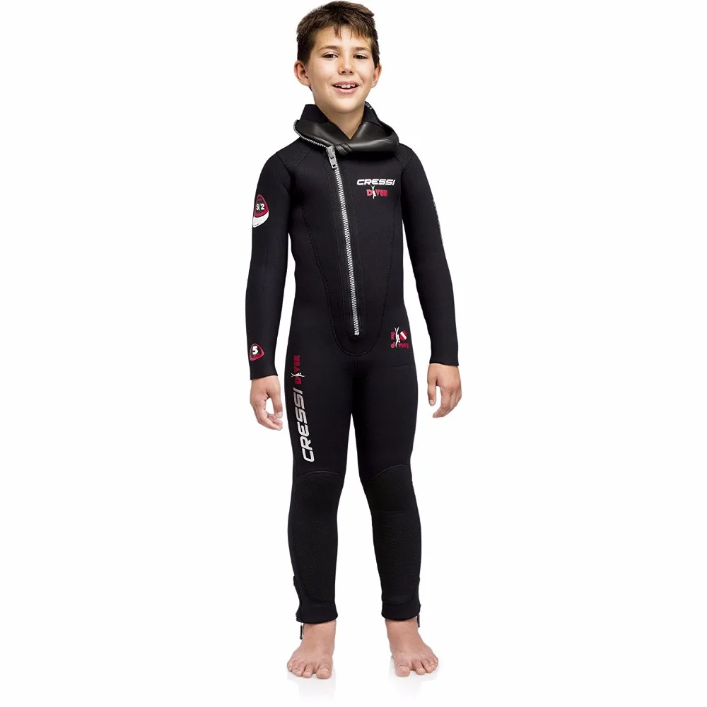 Cressi Boys Diver All in One Premium Neoprene 5mm Diving Suit Diver Junior